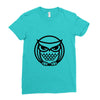 owl  (6) Ladies Fitted T-Shirt
