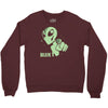 alien believe space sci fi ufo nerd Crewneck Sweatshirt