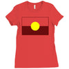 australian aboriginal Ladies Fitted T-Shirt