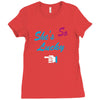 she's so lucky Ladies Fitted T-Shirt