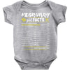 February Girl Facts Pisces Baby Onesie