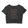 yes wow diva length check Crop Top