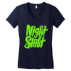 night shift Women's V-Neck T-Shirt