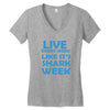 shark week live every week Women's V-Neck T-Shirt