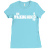 the walking mom Ladies Fitted T-Shirt
