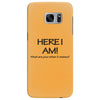 funny t shirt here i am! what are your other two wishes rude tee offen Samsung Galaxy S7 Edge