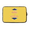 the man   the legend funny Laptop sleeve