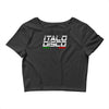retro italo disco Crop Top