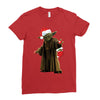 yoda christmas Ladies Fitted T-Shirt