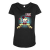 i want candy Maternity Scoop Neck T-shirt