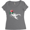 scorpio rose Women's Triblend Scoop T-shirt