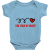 you stole my heart (2) Baby Onesie