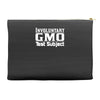 gmo test subject v1 march monsanto crops produce Accessory Pouches