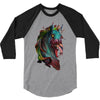 zombie horse new 3/4 Sleeve Shirt