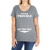 Double Trouble On The Way Ladies Curvy T-Shirt