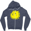 shining doge Zipper Hoodie