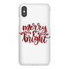 merry and bright iPhoneX