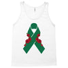 liver ribbon and rose Tank Top