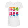 monday crossed out Maternity Scoop Neck T-shirt
