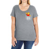 Winnie The Pooh Ladies Curvy T-Shirt