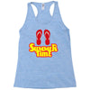 summer time flip flops Racerback Tank