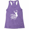 trophy wife deer Racerback Tank