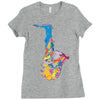 sax addict saxophone Ladies Fitted T-Shirt