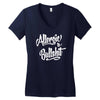 allergic to bullshit Women's V-Neck T-Shirt