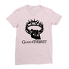 gold Ladies Fitted T-Shirt