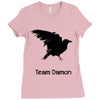 team damon salvatore (4) Ladies Fitted T-Shirt