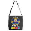 like a bows Adjustable Strap Totes