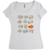 fisheye lens Women's Triblend Scoop T-shirt