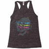 between the eyes Racerback Tank