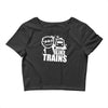 i like trains Crop Top