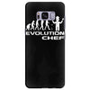 evolution of a chef cooking funny mens Samsung Galaxy S8 Plus