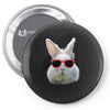 Easter Bunny Face Too Hip To Hop Pin-back button