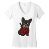 corgipool Women's V-Neck T-Shirt