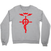 fma full metal alchemist cross inspired ladies Crewneck Sweatshirt