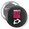 Worlds Best Mom Pin-back button