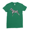 zebra pattern Ladies Fitted T-Shirt