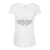 nbc psych fist bump Maternity Scoop Neck T-shirt