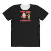 touch my elf christmas fun and naughty All Over Women's T-shirt