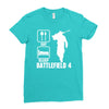 eat sleep battlefield 4, funny Ladies Fitted T-Shirt