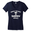 the best daddy Women's V-Neck T-Shirt