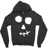 face skull Zipper Hoodie