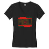 isla nublar acu Women's V-Neck T-Shirt