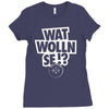 per mertesacker, wat wolln se deutschland, Ladies Fitted T-Shirt