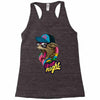 up all night cat Racerback Tank