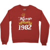 kings are born in 1982 Crewneck Sweatshirt