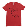crepy crawly spiders Ladies Fitted T-Shirt